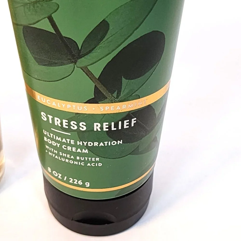 Bath & Body Works Stress Relief Eucalyptus Spearmint 2 Piece Set New‎